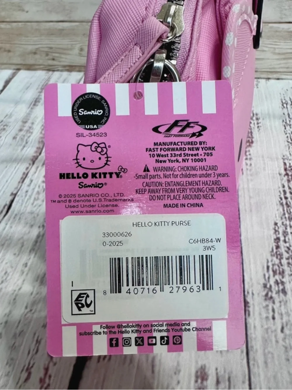 Hello Kitty Satchel Crossbody Purse - Picture 11 of 11